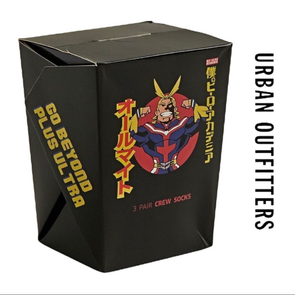 NEW Urban Outfitters UO My Hero Academia Sock Gift Box